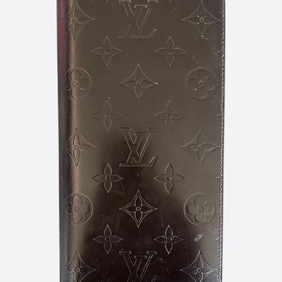 Louis Vuitton Black Vernis Monogram Brazza Wallet - Picture 1 of 4